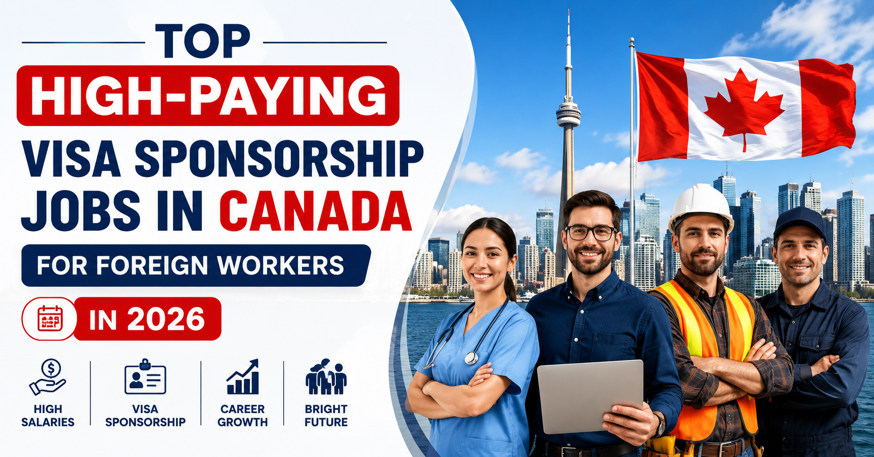 Top High-Paying Visa Sponsorship Jobs in Canada for Foreign Workers in 2026