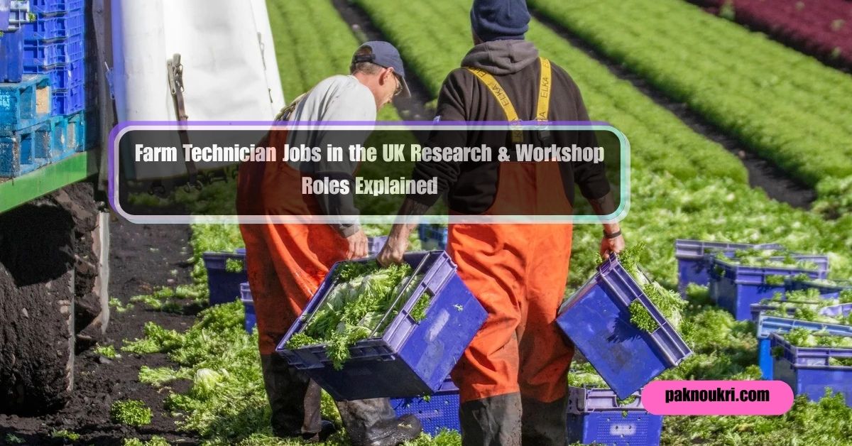 Farm Technician Jobs in the UK Research & Workshop Roles Explained